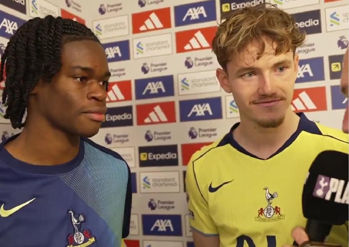 开云体育-热刺两名小将奥卢塞西&amp;amp;罗斯韦尔：完成英超首秀是梦想成真